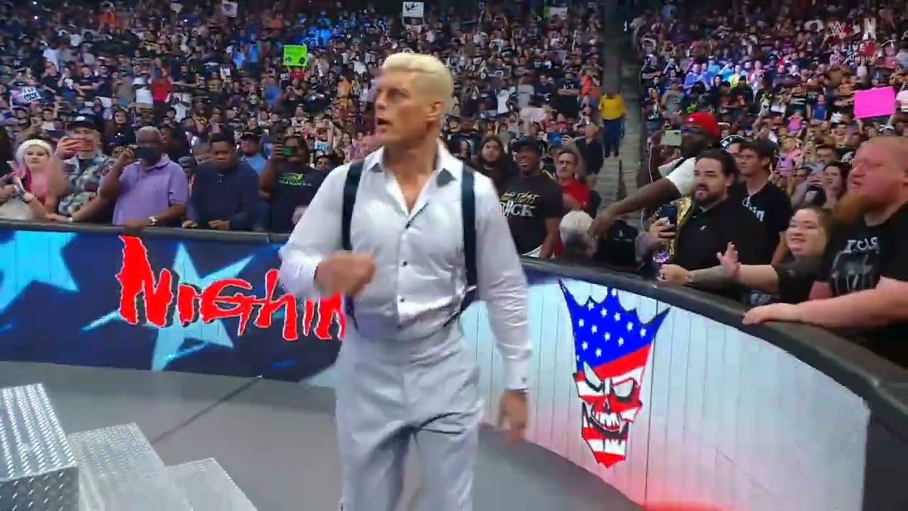 WWE SMACKDOWN CODY RHODES ENTRANCE 05/15/26 background