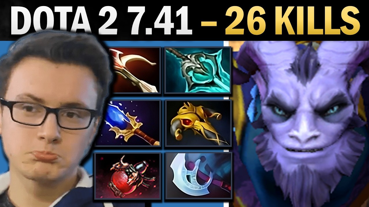 Riki Dota 2 7.41 with 26 Kills and 1000 GPM - Dota Gameplay