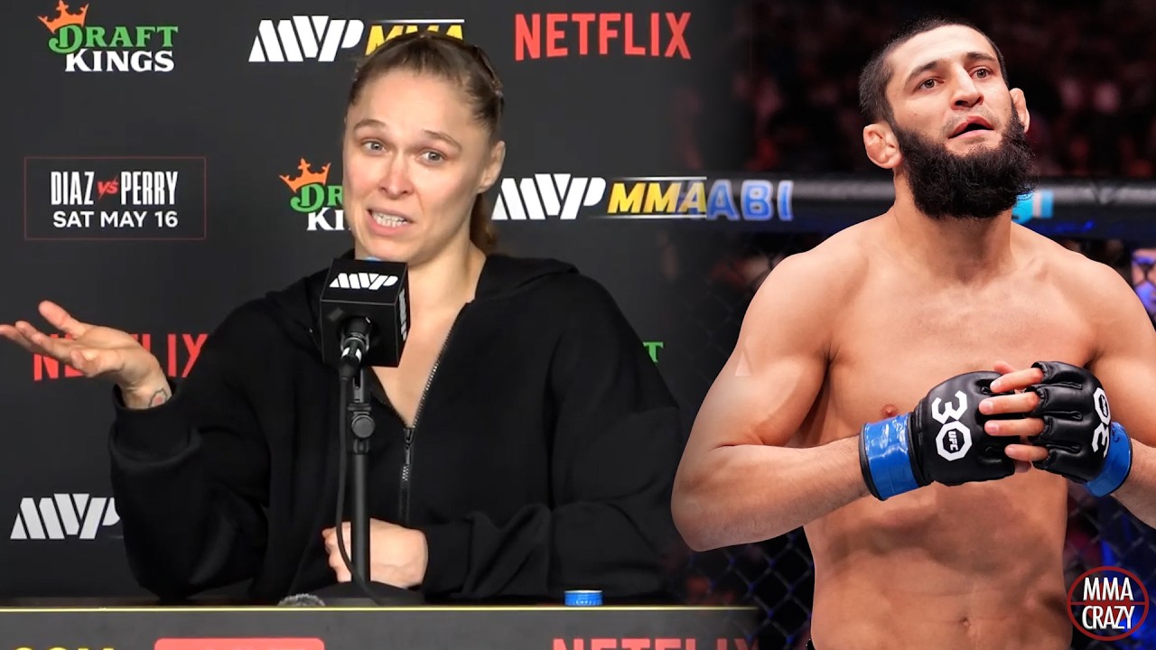 Ronda Rousey reveals "Travis heard me say CLEF LIP LINCOLN in the kitchen several times !" background
