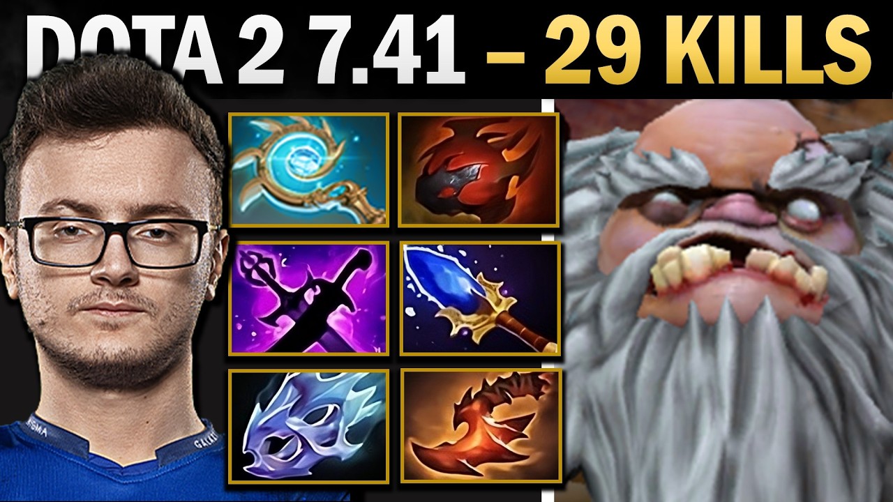 Pudge Dota 2 7.41 with 29 Kills and Moon Shard - Dota Gameplay