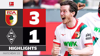 FC AUGSBURG - BORUSSIA M'GLADBACH | Highlights | Matchday 33 – Bundesliga 2025/26
