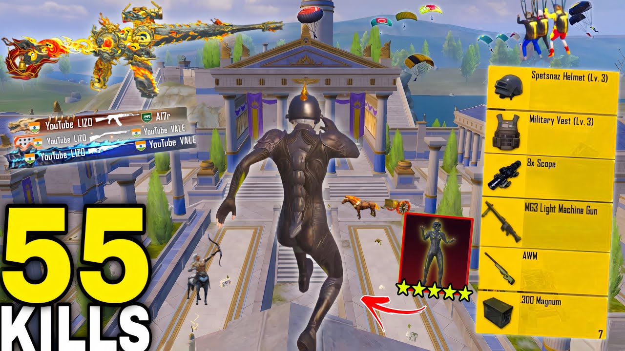 Wow!😍 NEW BEST LOOT GAMEPLAY with AWM+Kar98k 🔥Pubg Mobile-BGMI