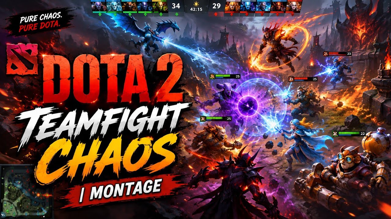 DOTA 2 Teamfight Chaos | Montage