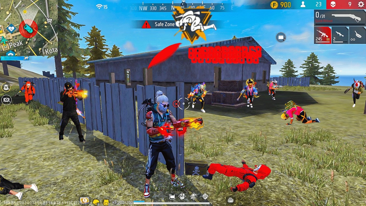 WOODPECKER+UMP 60 Kills 💪 90%Headshot Rate ⚡| Duo Vs Squad Full Gameplay | FREE FIRE