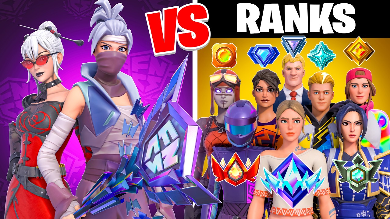 FNCS Winners VS Every Rank In Fortnite
