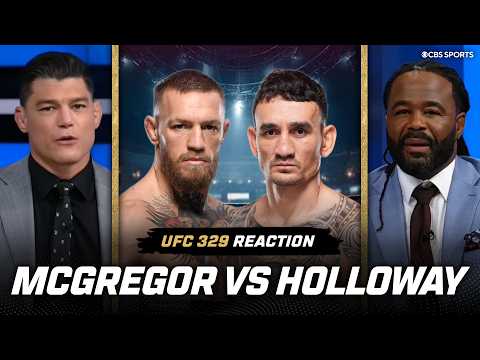 Conor McGregor, Max Holloway Headline a Massive UFC 329 Card π | Reaction & Analysis