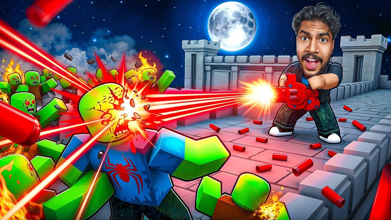 Can i Survive 100 Days in Zombie Arena Roblox 😱!!