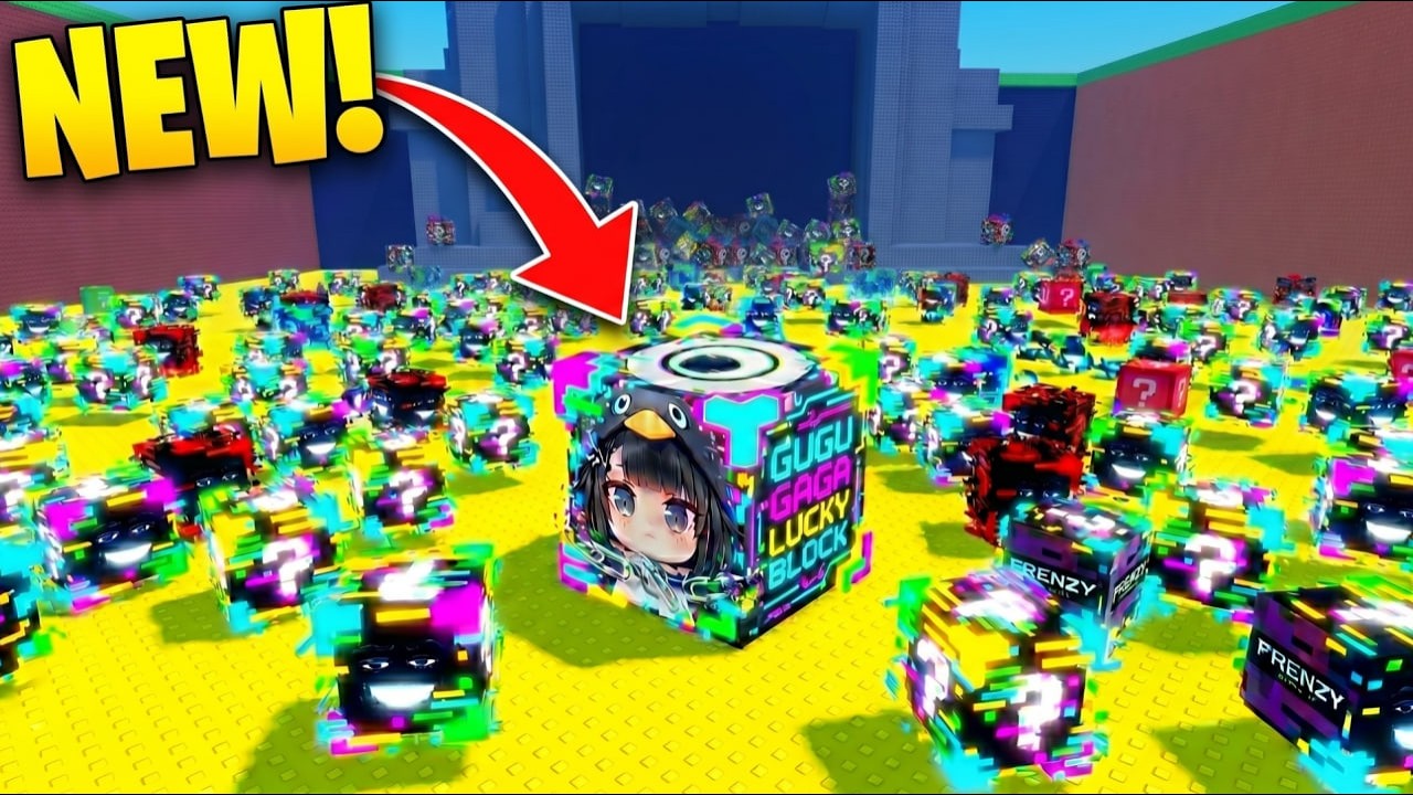 NEW "GUGU GAGA" Lucky Block in Escape Tsunami for Brainrots | ADMIN ROOM #2