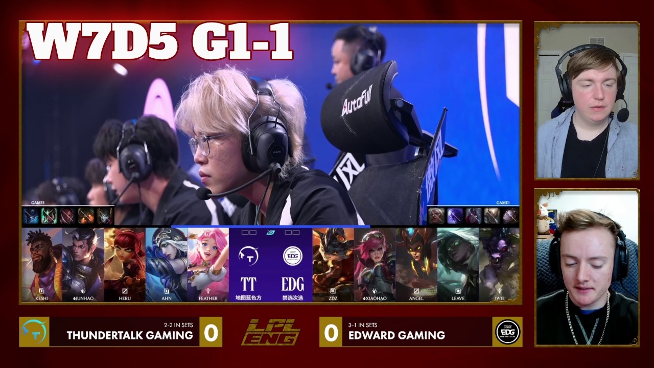 TT vs EDG - Game 1 | Week 7 Day 5 LPL Spring 2026 | ThunderTalk Gaming vs Edward Gaming G1 full