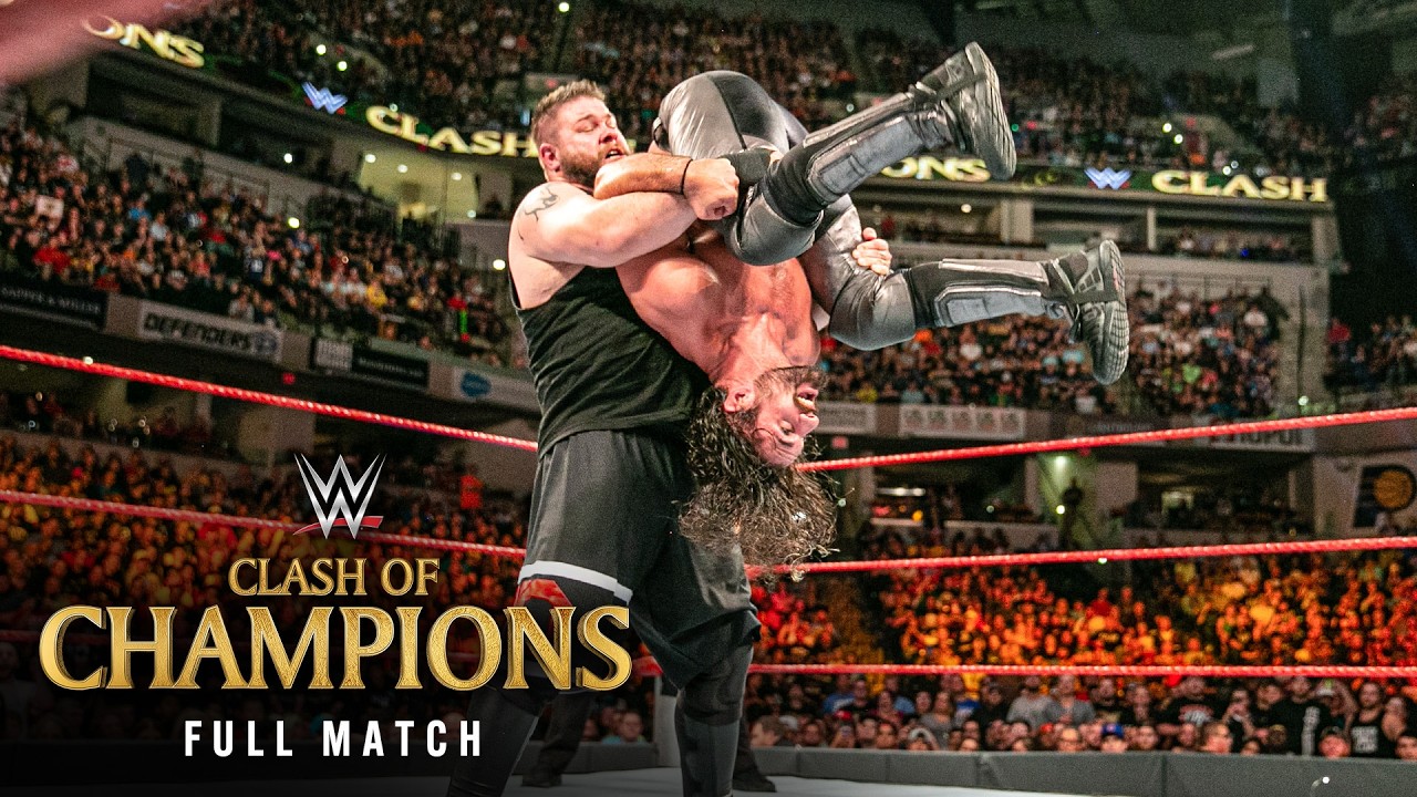 FULL MATCH: Kevin Owens vs. Seth Rollins | Universal Title Match: WWE Clash of Champions 2016 background