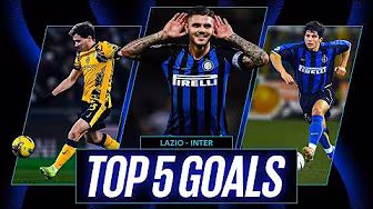 ICARDI, BARELLA, EMRE E... ā½š„ | TOP 5 GOL DEI GOL DI LAZIO-INTER ā½