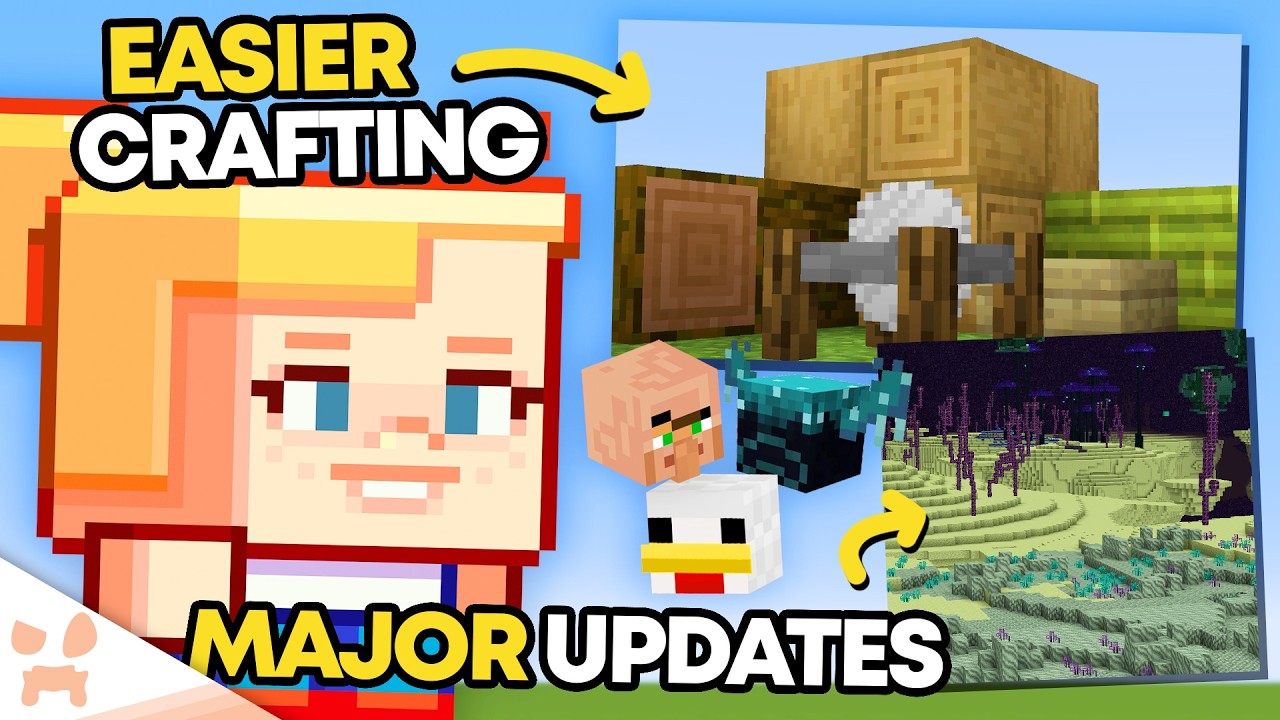 MINECRAFT CONFIRMS EASIER CRAFTING, NEW DROPS + THE SECRET MAJOR UPDATE IS REAL