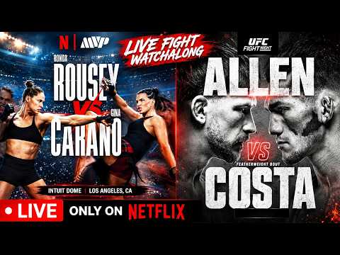 MVP MMA ROUSEY VS CARANO LIVESTREAM & UFC VEGAS 117 FULL FIGHT NIGHT COMPANION & PLAY BY PLAY