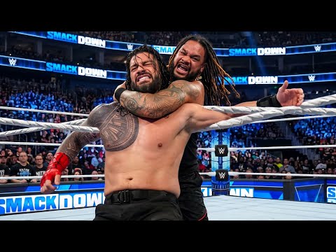 Jacob Fatu Assaults Tied-Up Roman Reigns in Brutal Attack Full Match | WWE Smackdown 2026