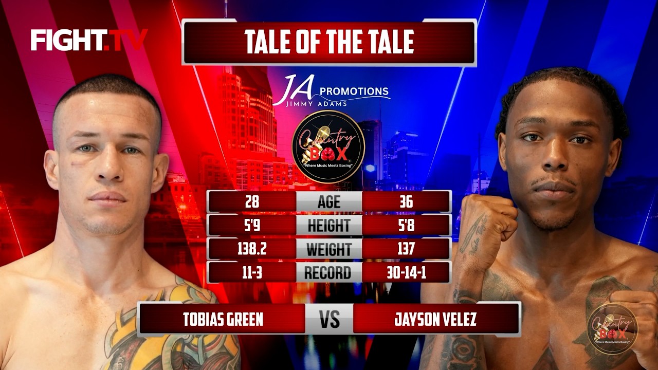 Tobias Green vs Jayson Velez | FIGHT.TV background