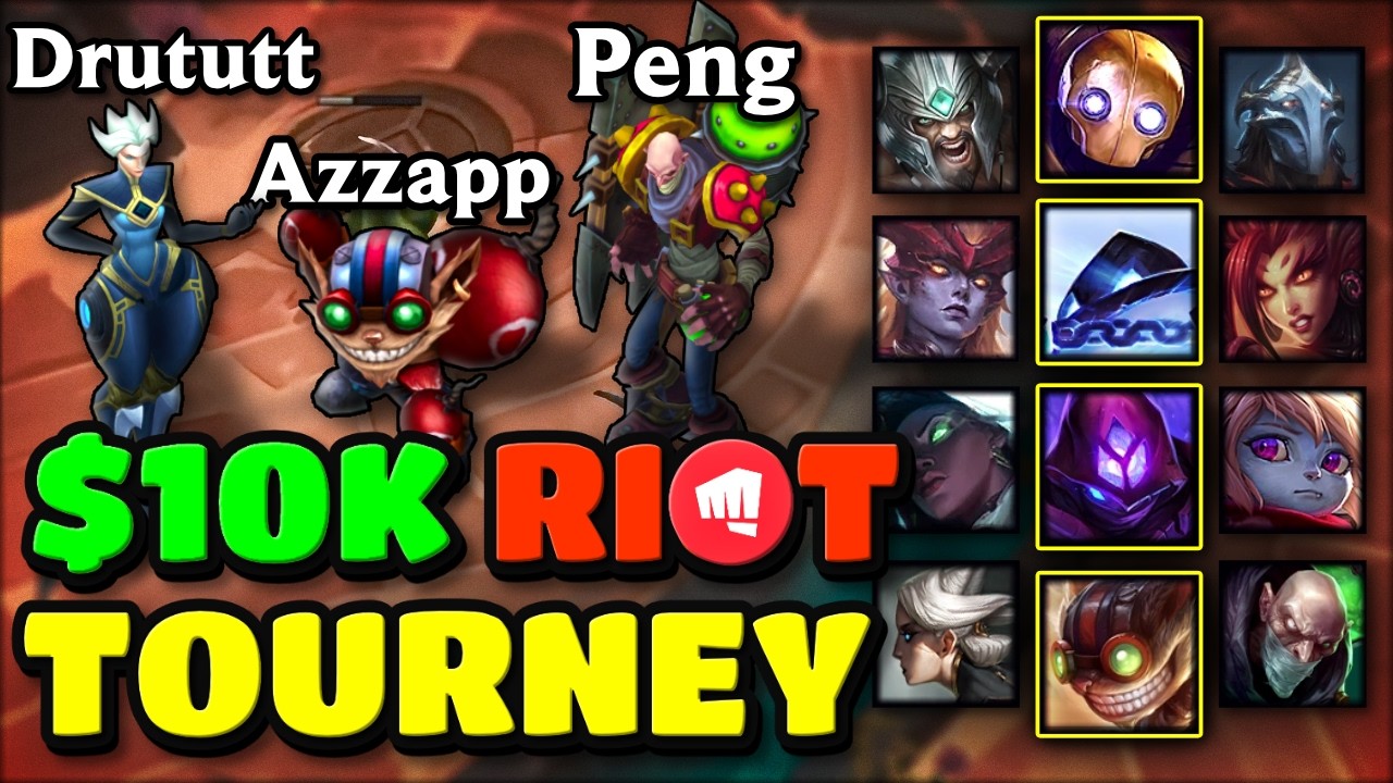 We Played in The Biggest Arena Tournament Ever By Riot (WITH DRUTUTT & PENG)