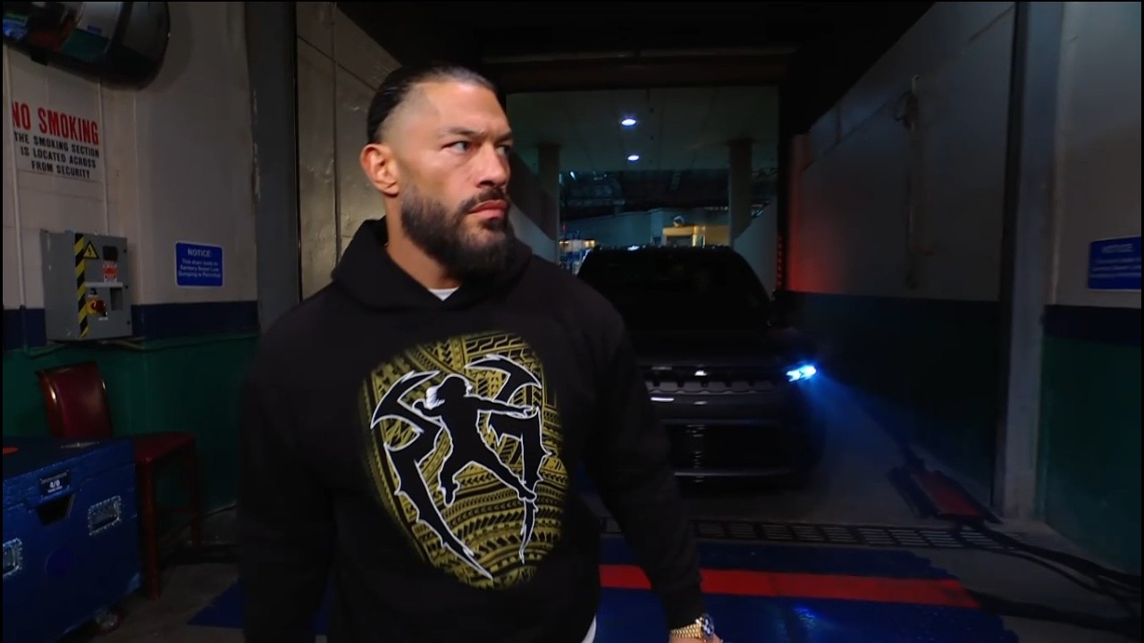 Roman Reigns Arrives at the Arena - RAW 5/18/2026 background