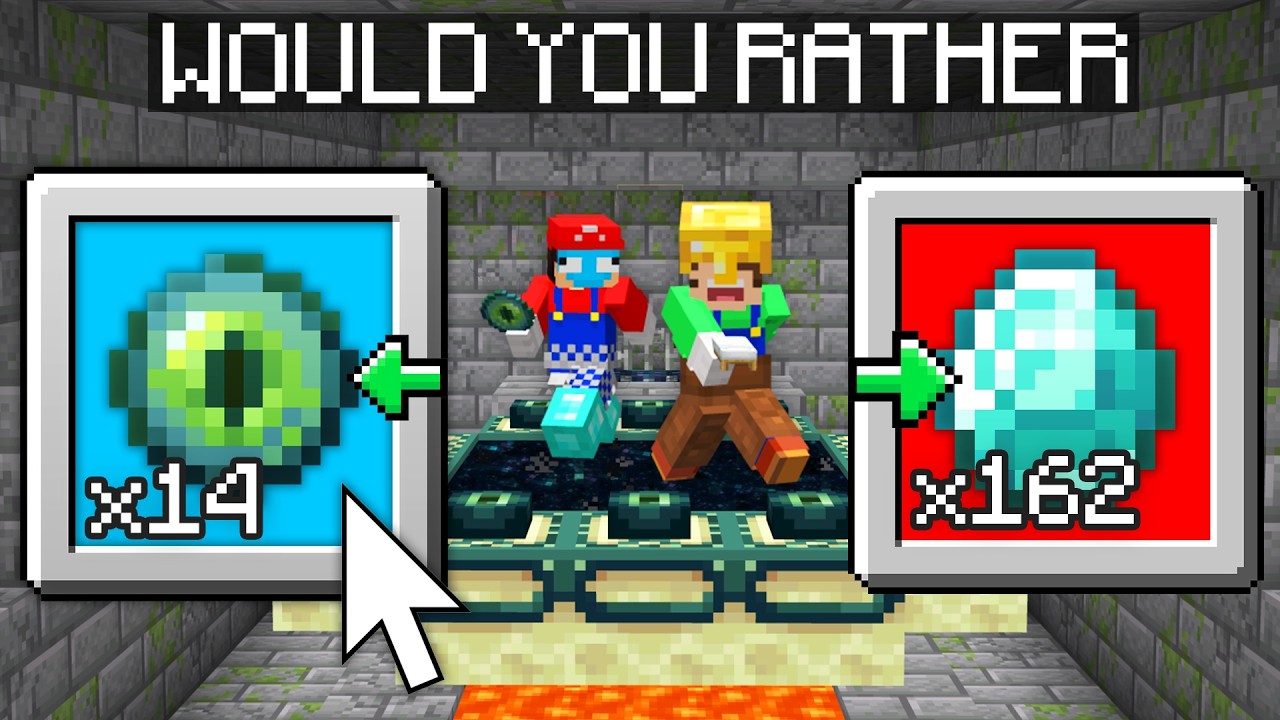 Minecraft Would You Rather Race...