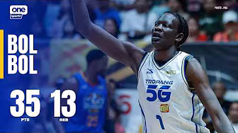 Bol Bol WITH ANOTHER DOUBLE-DOUBLE NIGHT for TNT vs NLEX | PBA SEASON 50 COMMISSIONER’S CUP