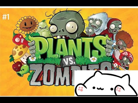 Russian Bongo cat plays Plants vs zombies background