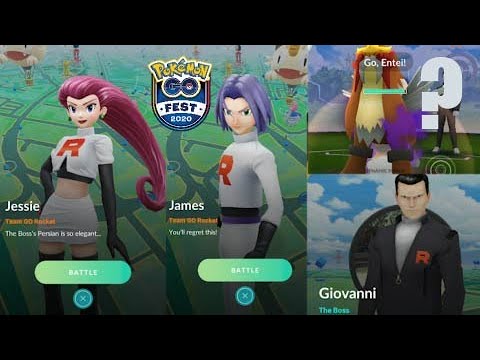 New Rocket Leader Jessie & James in Go Fest Battle Challenge, Giovanni return with Shadow Legendary background