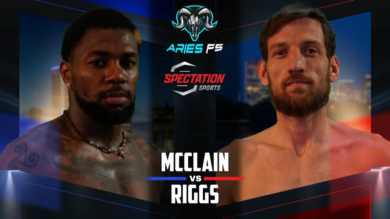 Kestin McClain vs. Alex Riggs - Aries Fight Series 34 background