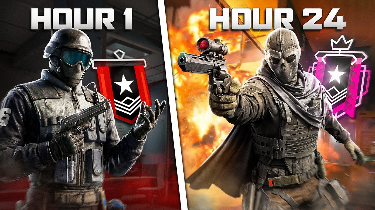 What Rank Can a Siege BEGINNER Reach in 24 Hours...