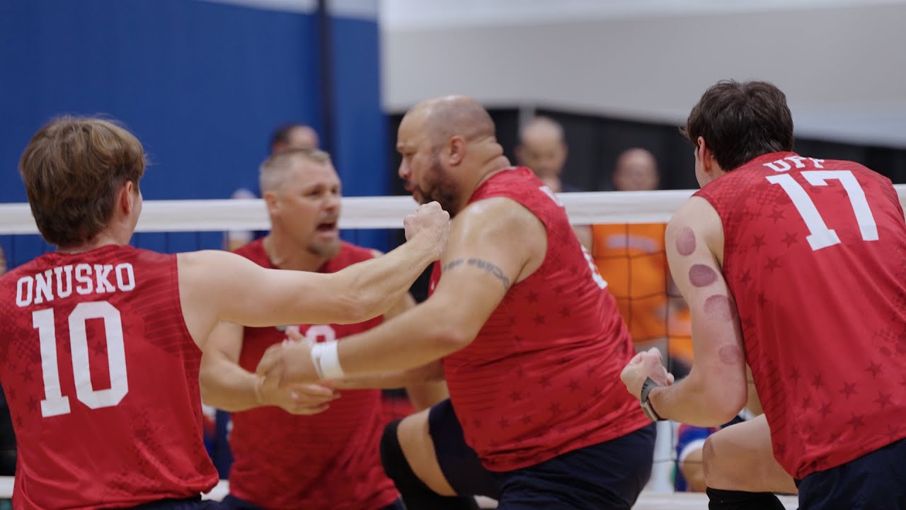2025 WPV Sitting World Cup | U.S. Men's Sitting National Team vs France Highlights | USA Volleyball