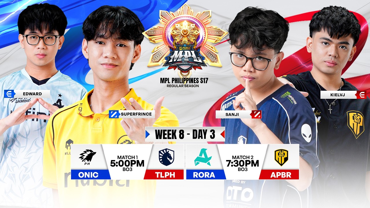 🔴 LIVE | MPL PH S17 | ENGLISH - Week 8 Day 3