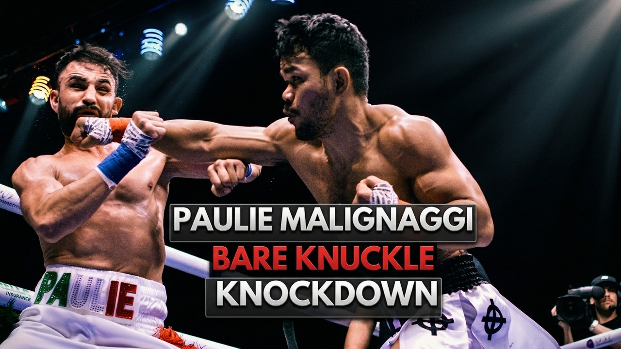 Paulie Malignaggi dropped in Bare Knuckle! #bareknuckle #worldtitle #boxing background