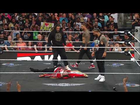 Roman Reigns ataca a Jacob Fatu - RAW 18/05/26 En Español background