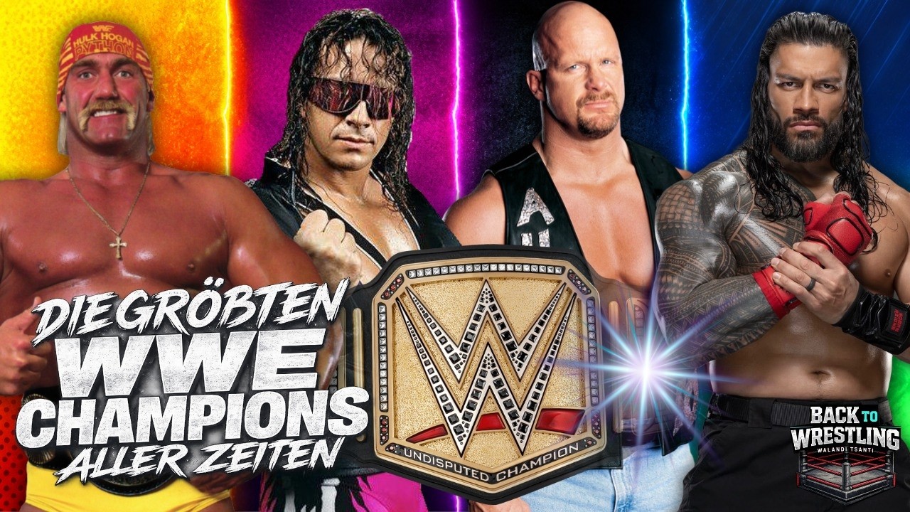 Die Geschichte der größten WWE Champions background