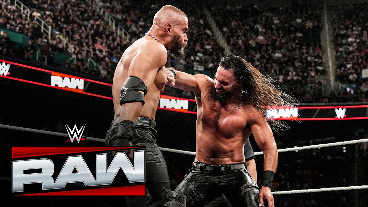 Seth Rollins battles Austin Theory: Raw highlights, May 18, 2026 background