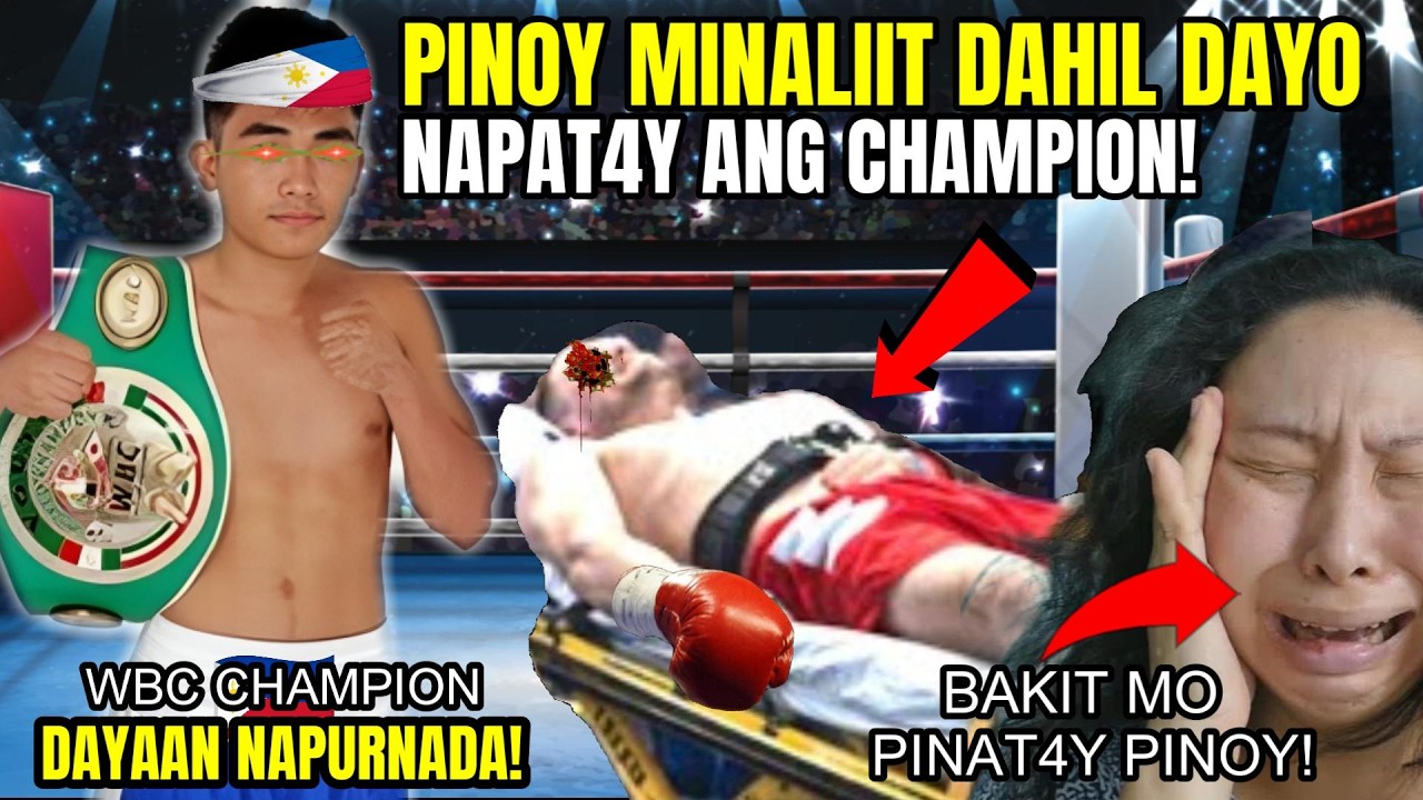 PINOY PLANONG DAYAIN DAHIL DAYO! NAP4TAY ANG CHAMPION | NEW WBC CHAMPION!