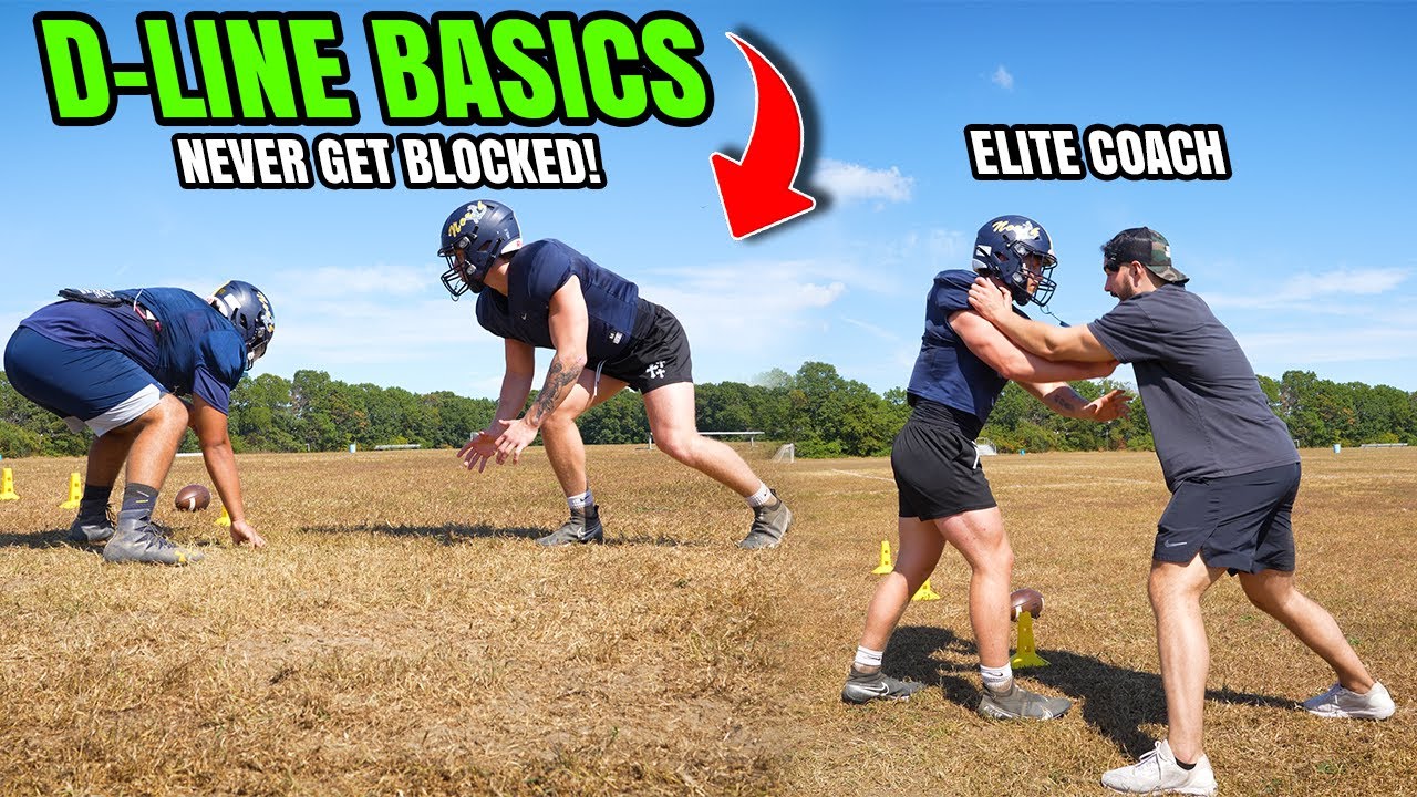 Top DLine Techniques - Block Shedding and Pass Rush background