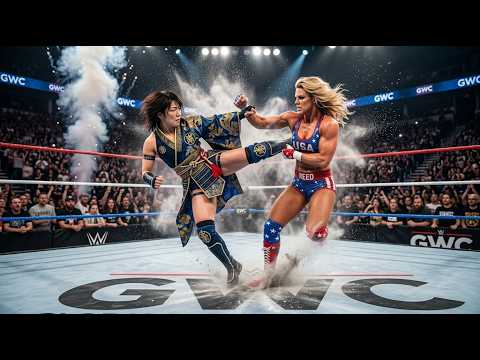 USA vs Japan in AI Women’s Wrestling World Tournament 🔥 | Wrestle Battlegrounds EP1 (Highlight)
