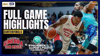 PHOENIX vs BRGY. GINEBRA | FULL GAME HIGHLIGHTS | QUARTERFINALS | PBA SEASON 50 COMMISSIONER’S CUP