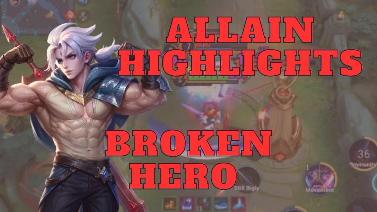 ALLAIN IS ACTUALLY BROKEN ๐ณ | Honor of Kings Highlights