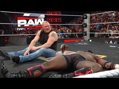 Brock Lesnar ataca a Oba Femi - RAW 18/05/26 En Español background