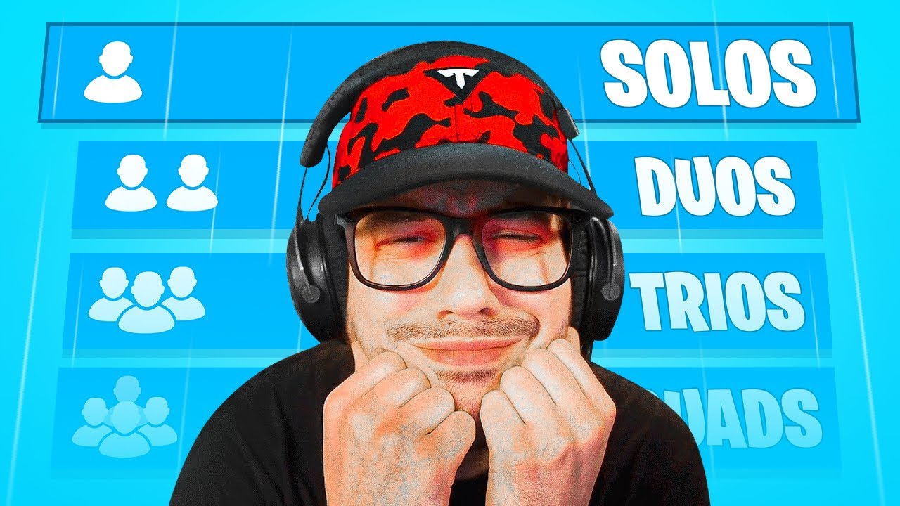 I Play FORTNITE Until I Win SOLO in EVERYTHING! background