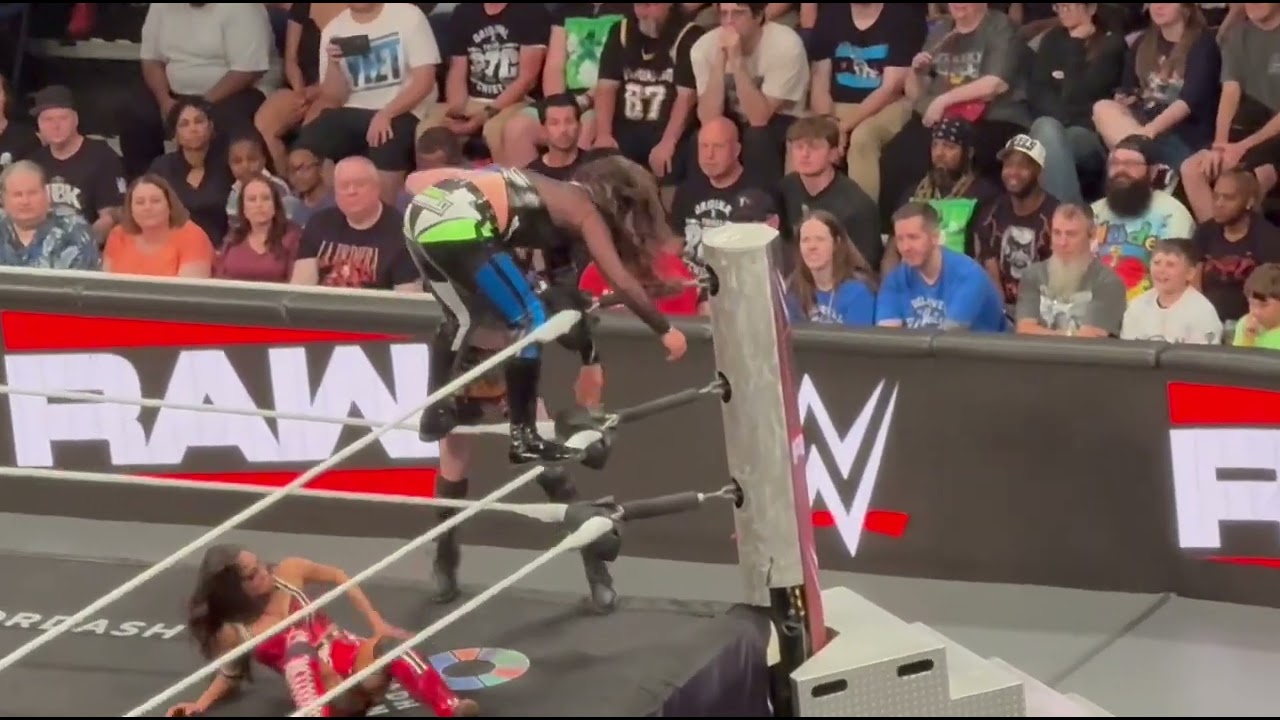 The Judgment Day vs Paige & Brie Bella Full Match - WWE Raw 5/18/2026 background