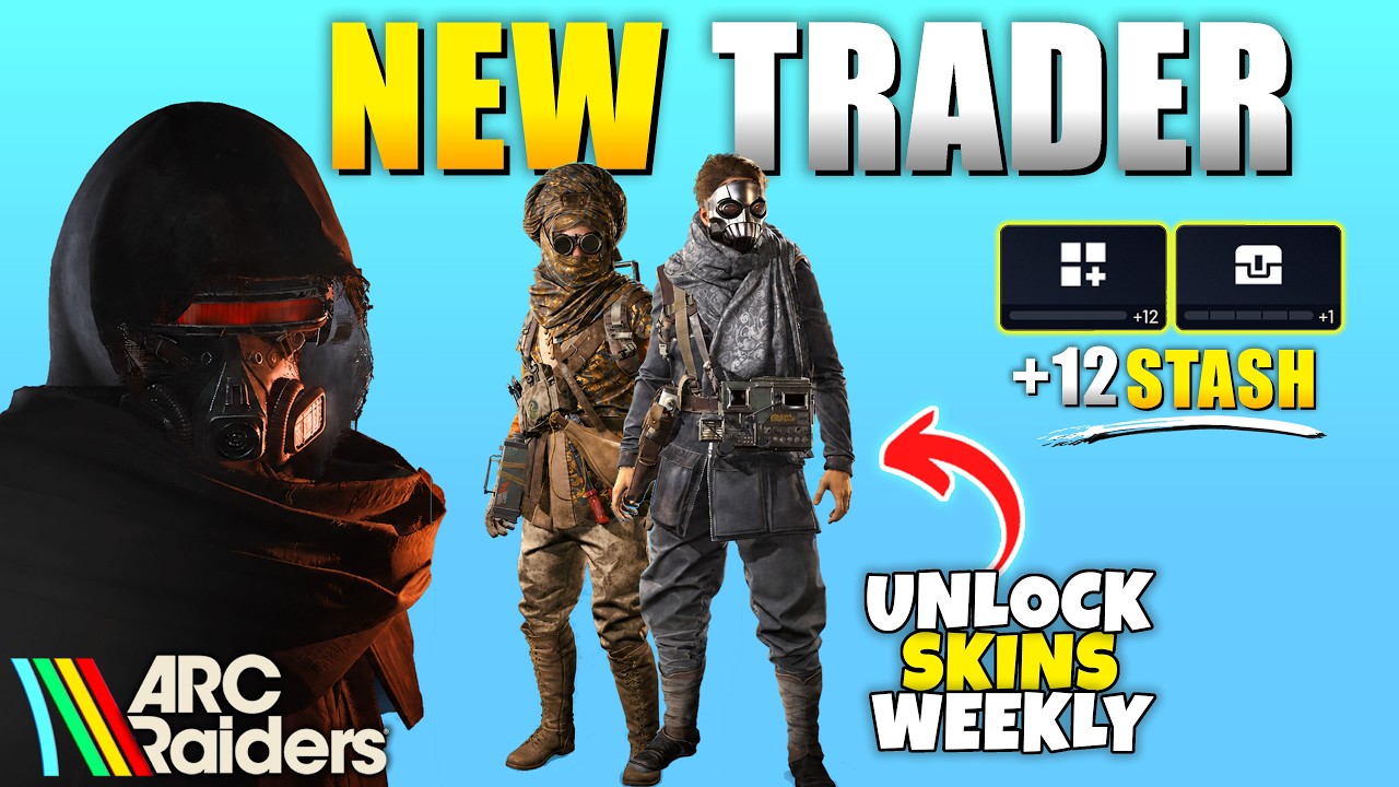 ARC Raiders New Trader 'Nomadic Envoys' How to Unlock New Outfits & Blueprints Weekly +12 Stash Slot