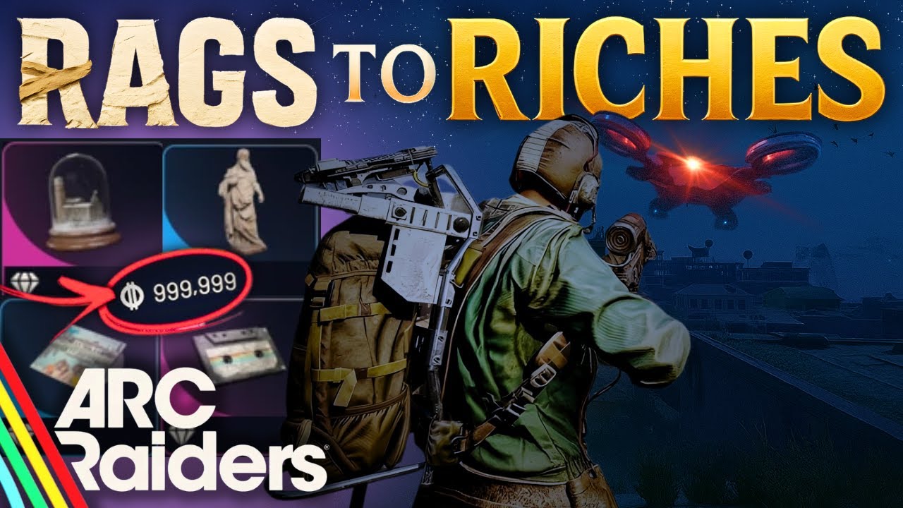 Night Raids Have INSANE LOOT! ARC Raiders (Rags To Riches EP3) background