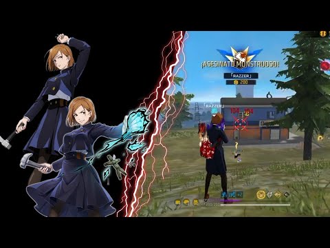 NOBARA KUGUSAKI 🔨💥 | Jujutsu Kaisen x Free Fire || Razzer!