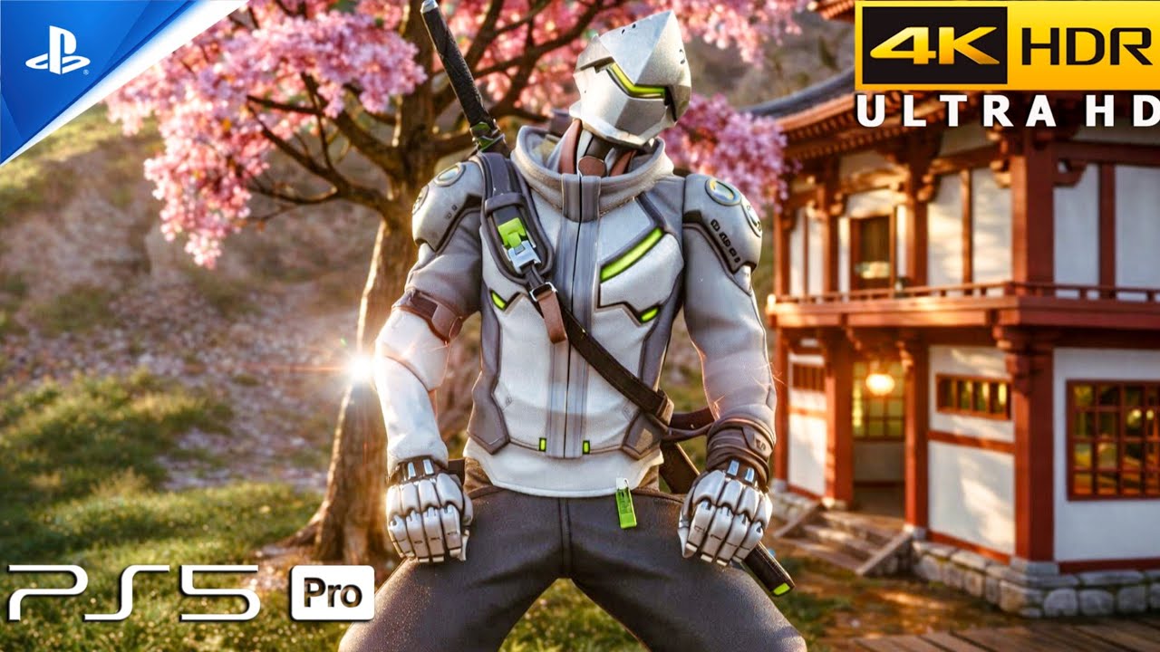 Fortnite (PS5 Pro) 4K 120FPS HDR Gameplay | Skin Genji (Overwatch)