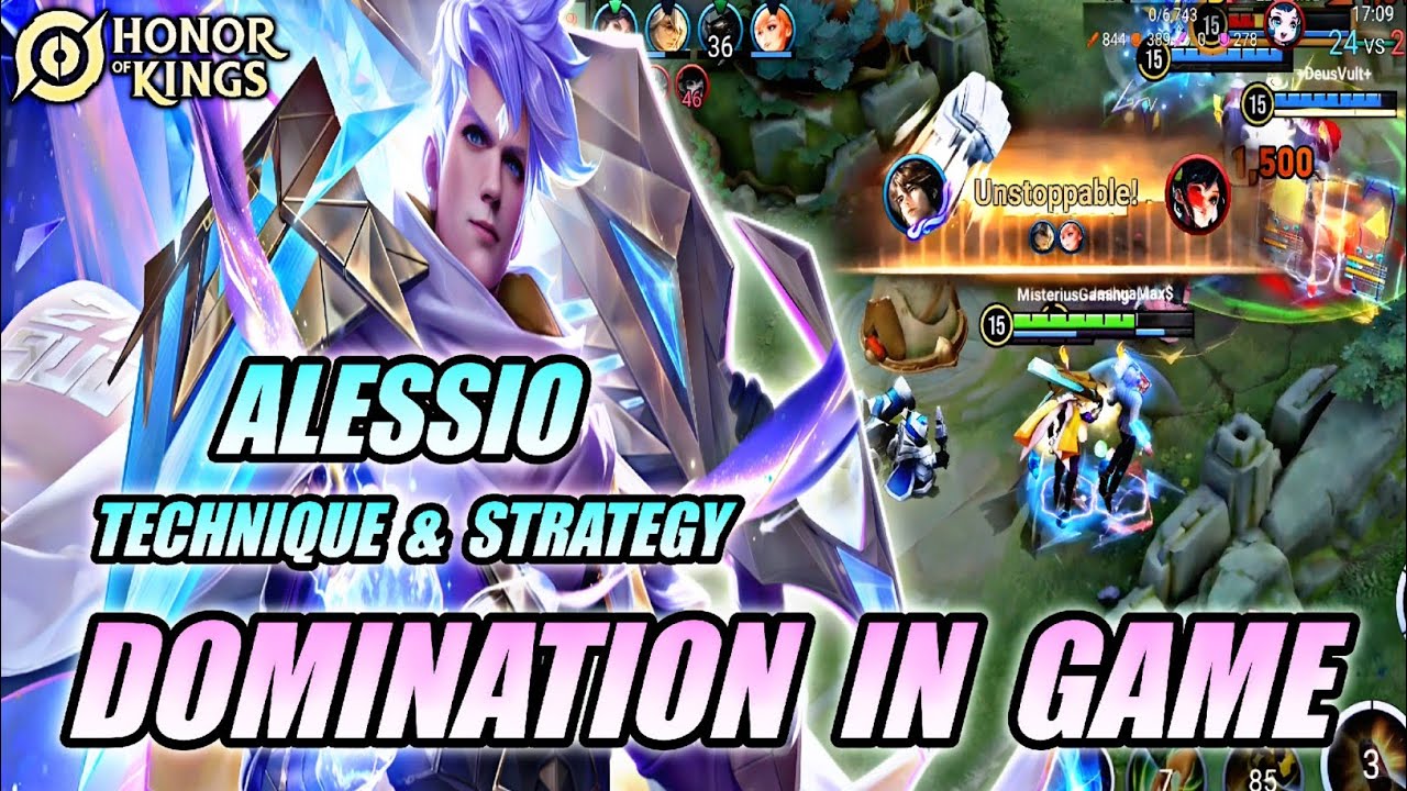 Honor of Kings (HOK) Alessio DOMINATION IN GAME - Pro Technique & Strategy Gameplay