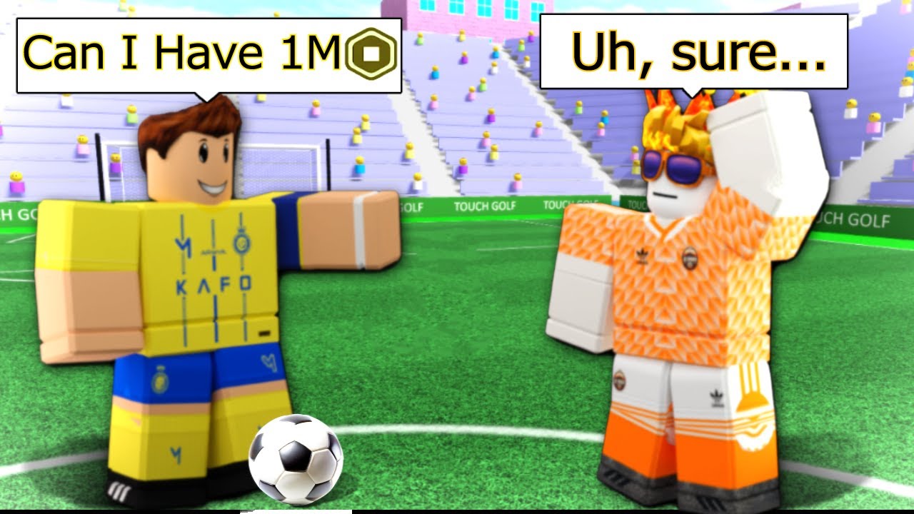 I Said YES to my FANS for 24 Hours! (Touch Football Roblox) backdrop