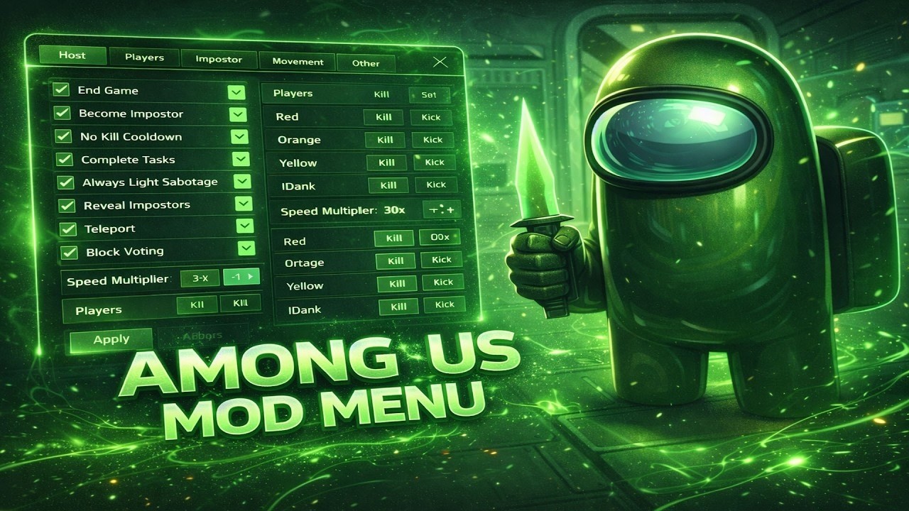 AMONG US HACK 2026 - AMONG US MOD MENU FREE DOWNLOAD - CHEATS + ALWAYS IMPOSTOR GT