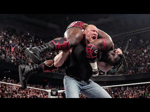 Brock Lesnar attacks Oba Femi _ WWE RAW 18 MAY 2026