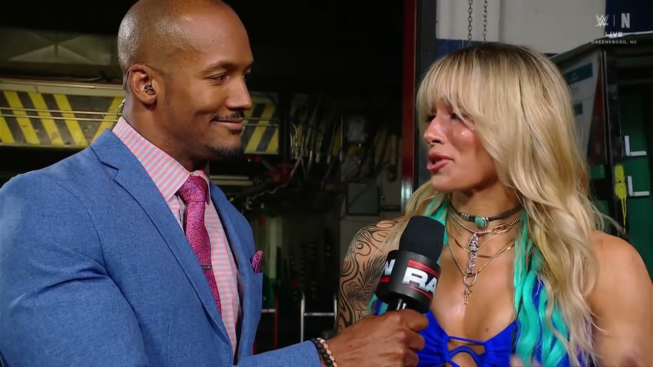 Becky Lynch Dismisses Sol Ruca’s Momentum as Backstage Tension Boils Over on RAW | RAW May 18, 2026 background